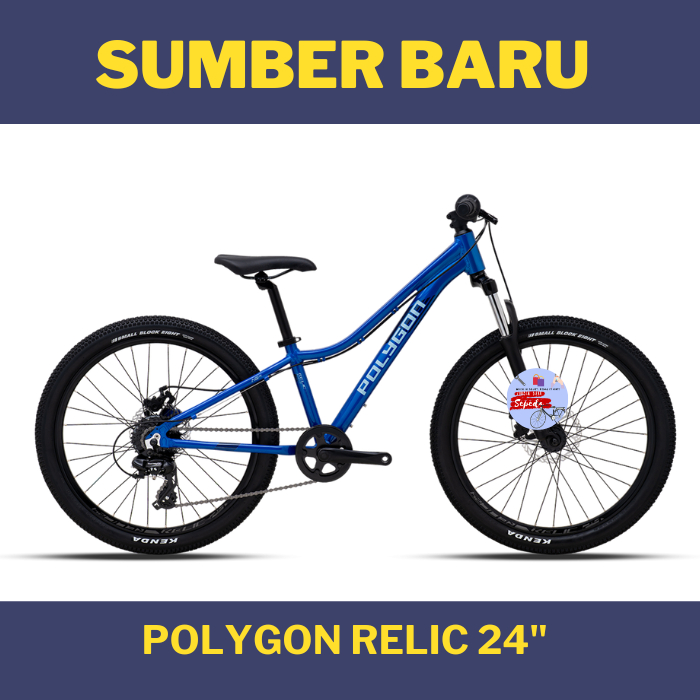 Sepeda Gunung MTb Polygon Relic 24" New Color