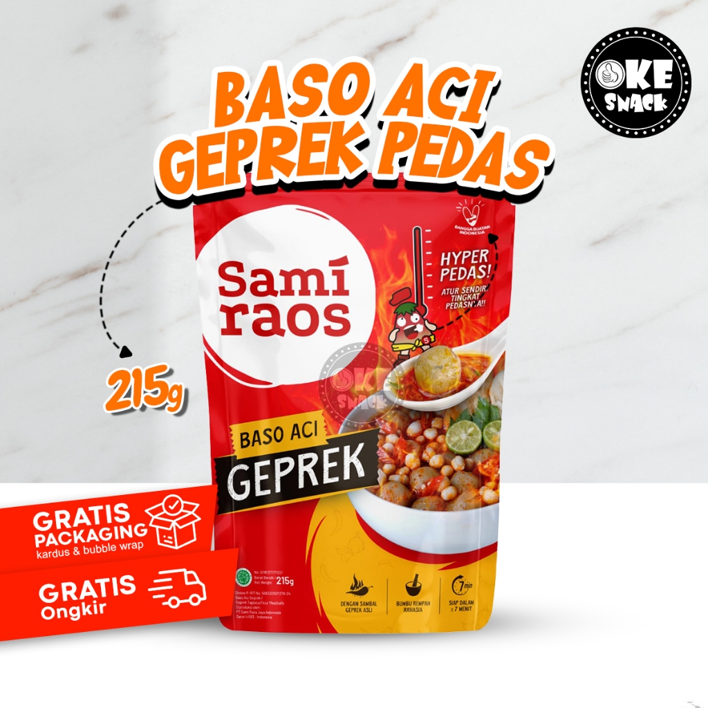 

Sami Raos Baso Aci Geprek Samiraos Bakso Aci Geprek Pedas