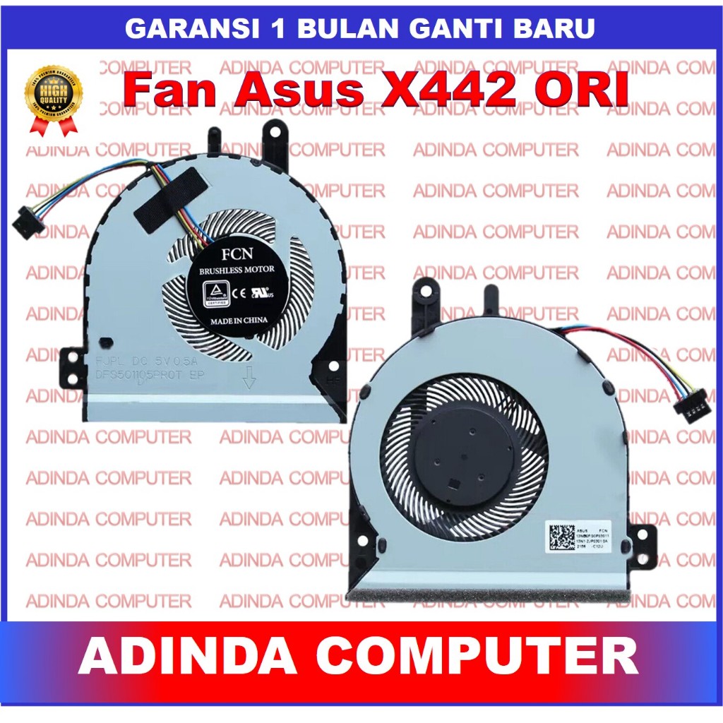 Fan Asus X442 X442U X442UA X442UF X442UN X442UQ X442UR X442URR X422URR A442 A442U A480U F442U R419 R
