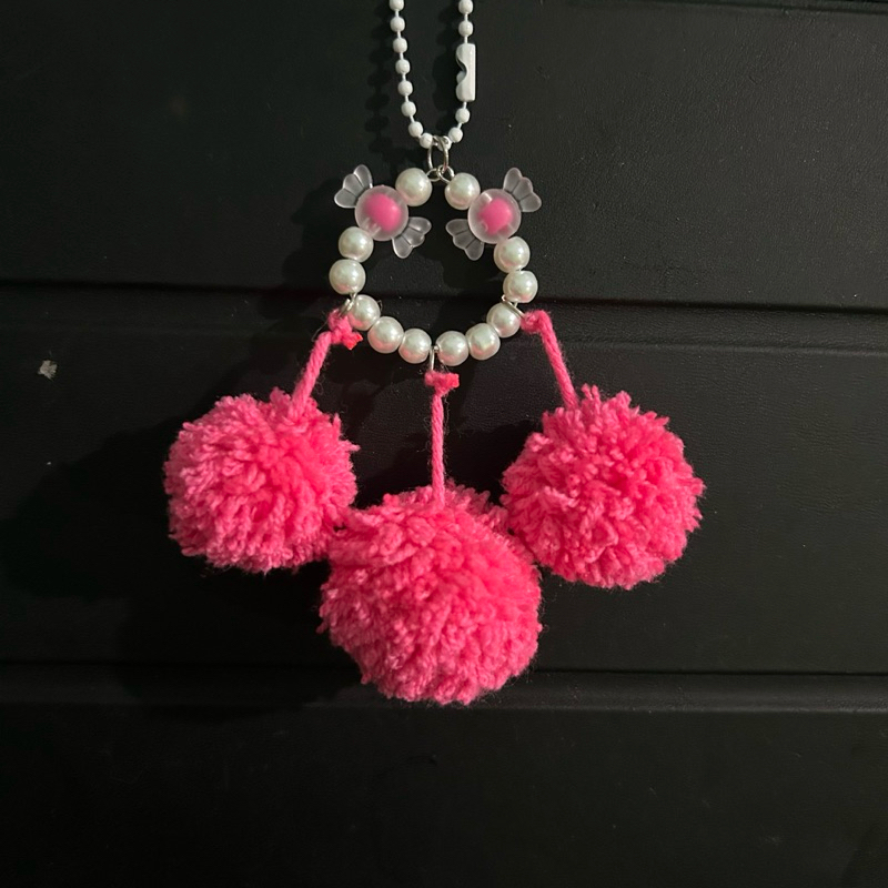 keychain aesthetic gantungan hp tas cantik ganci kunci etnik bagcharm phone tarap