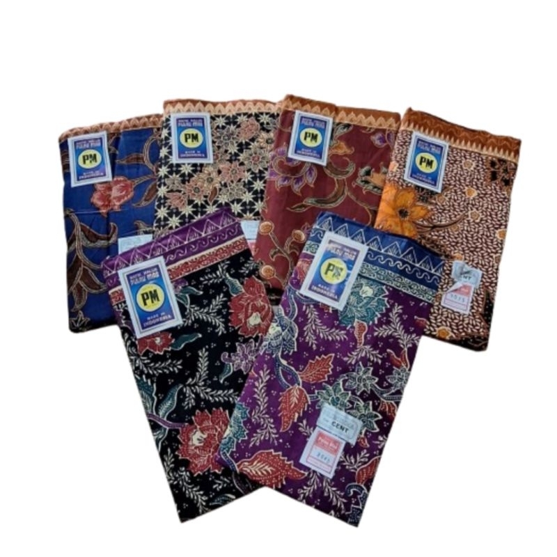 Kain Panjang Batik/ Kain PM Biru/Kain Panjang Batik Pulau Mas