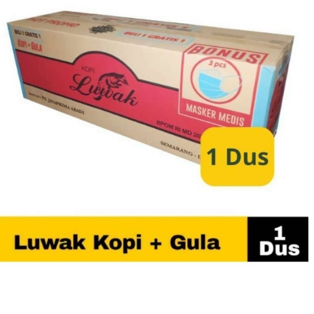 

1 Dus Kopi Luwak Mix Isi 10 Rcg / 1 Karton