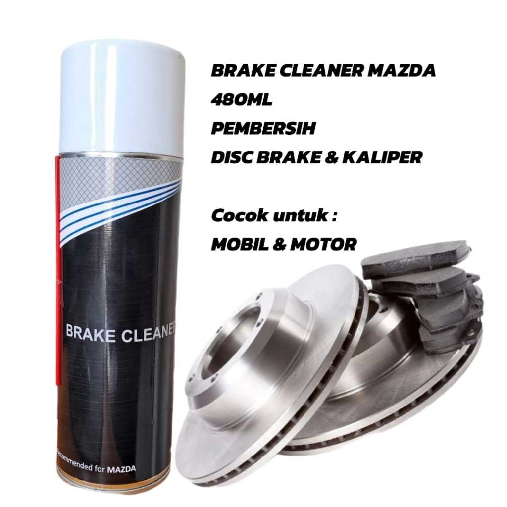 Brake and Parts Cleaner MAZDA 480mL Cairan Pembersih Kampas Rem Mobil Motor Original