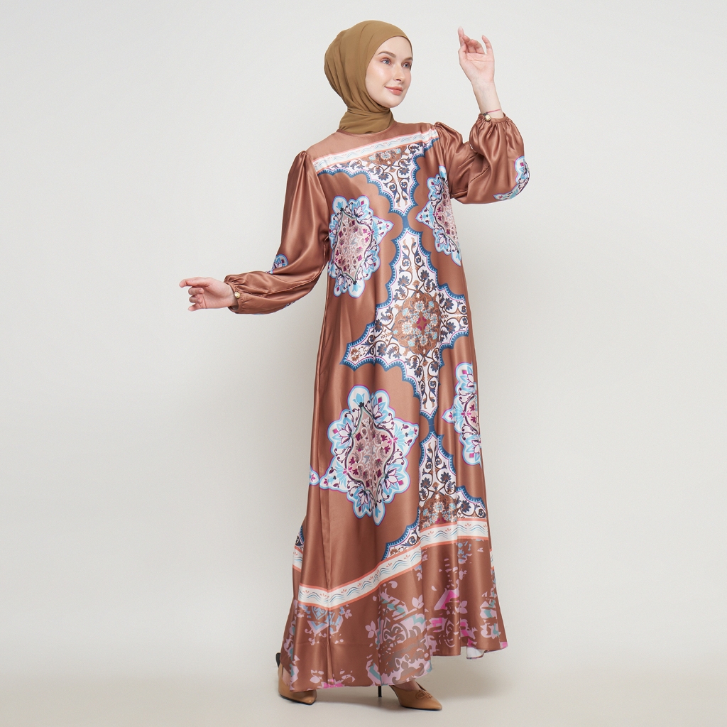 Kamilaa by Itang Yunasz Dress Athena Brown