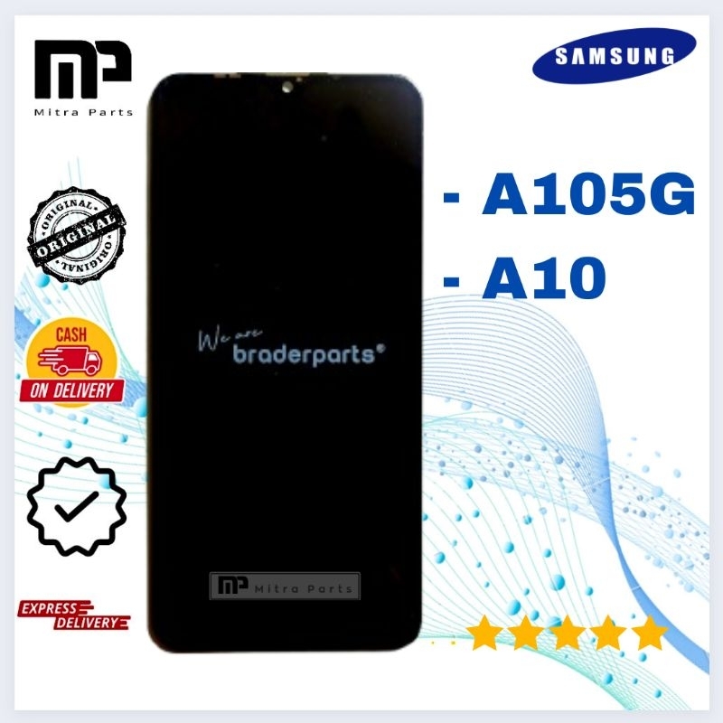 LCD TOUCHSCREEN SAMSUNG SM-A105G / DS / A10 OEM 100% ORIGINAL BRADERPARTS