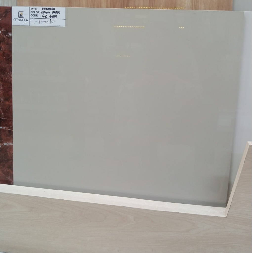 KERAMIK LANTAI Granit Ceranosa 60x60 Cream Polos  MMGC 6001