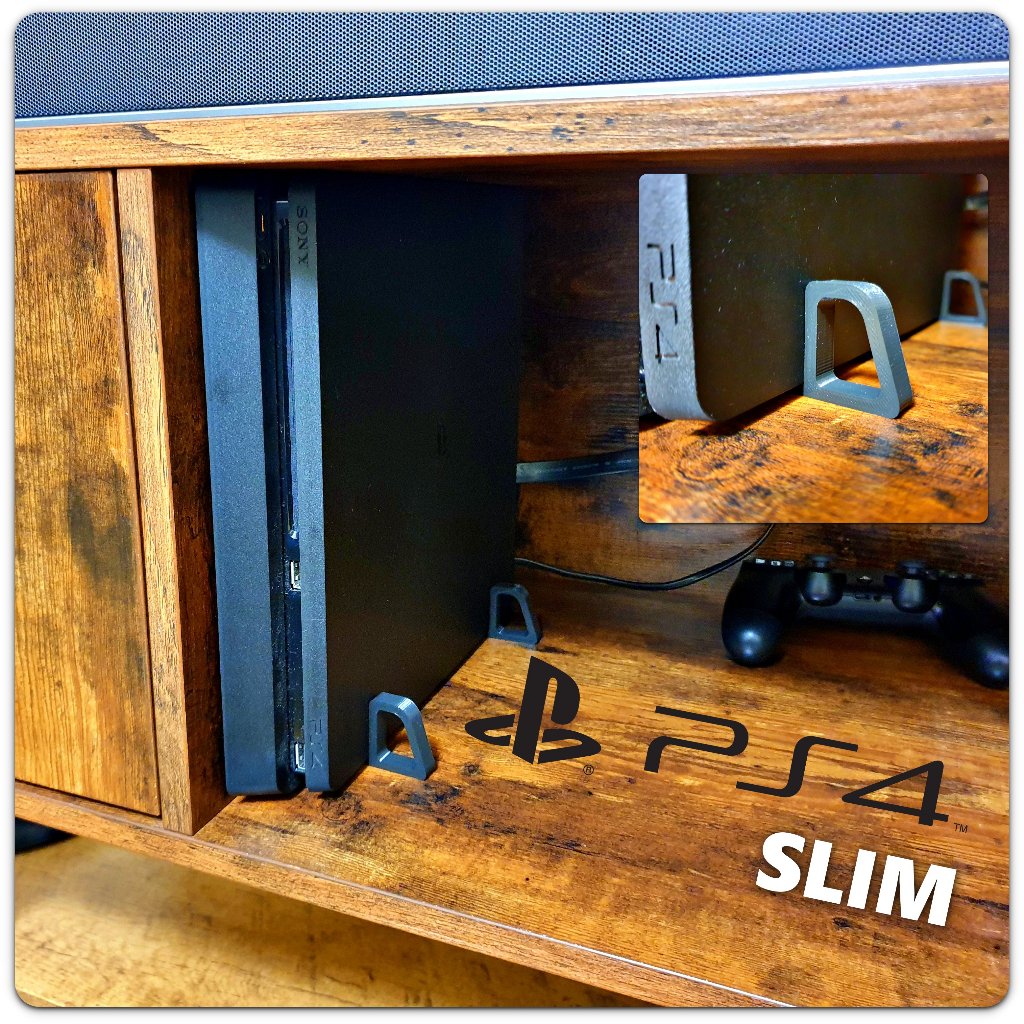 STAND PS4 SLIM | 1 Set,  2 pcs Dudukan BERDIRI VERTICAL PS4 SLIM STAND