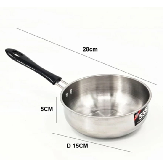 PANCI MINI PANCI SUSU PANCI MIE PANCI KOS KECIL BAHAN STAINLESS GAGANG ANTI PANAS SA1450