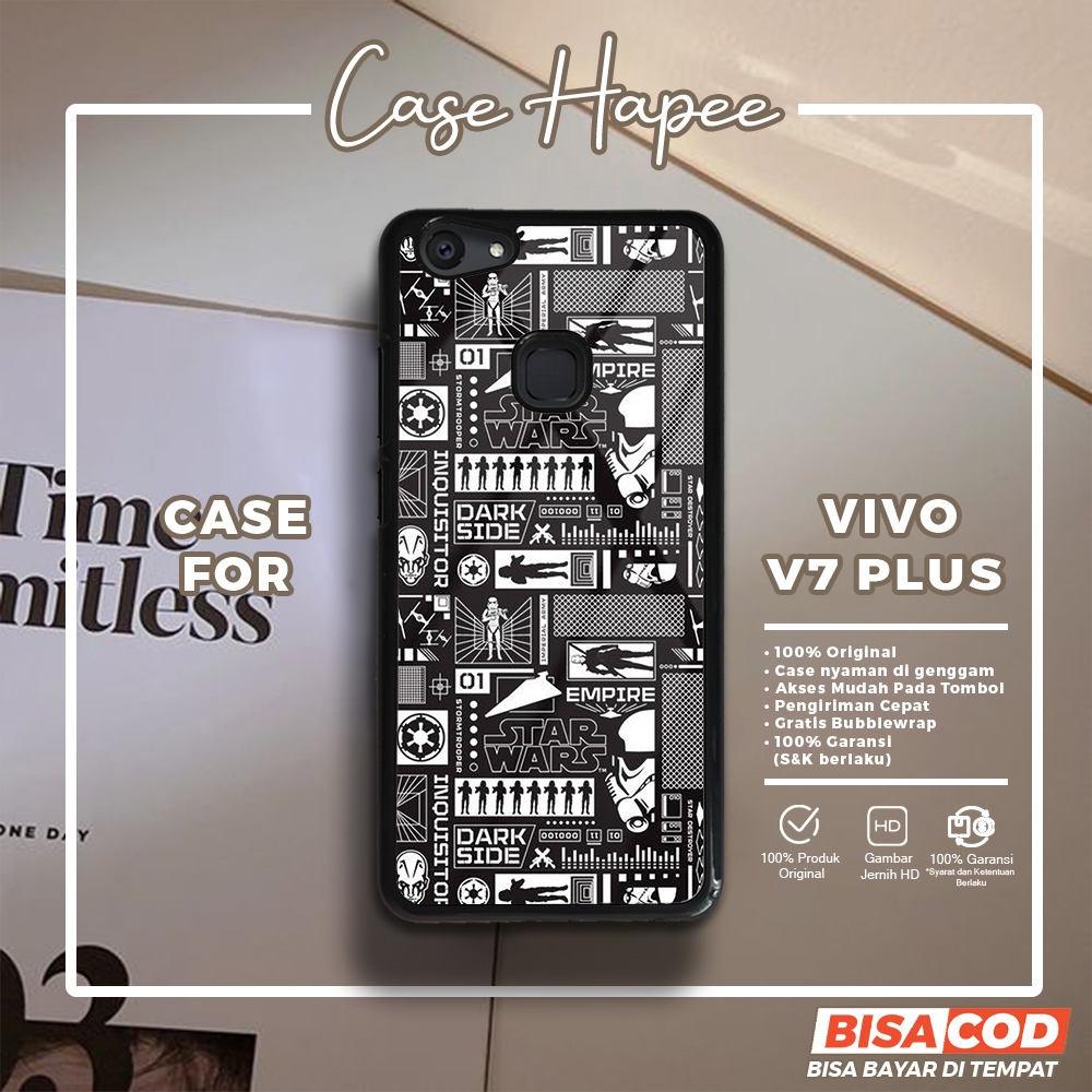 Case Vivo V7 Plus Casing Vivo V7 Plus [STWR] Casehapee Case Glossy Case Aesthetic Custom Case Premiu