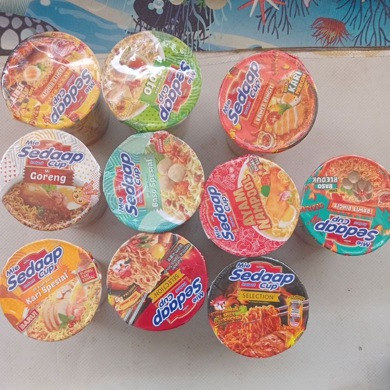 

mie sedap cup semua rasa 79 gram