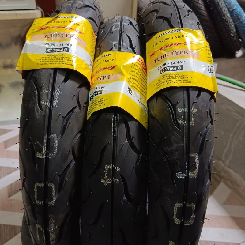 Ban Luar Dunlop 90/90 Ring 14 ban motor matic tubetype non tubles