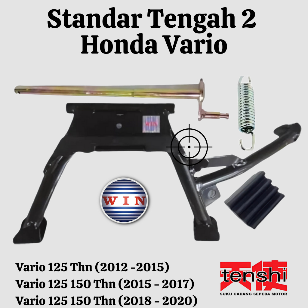 Standar tengah vario 125 fi vario 125 150 led old dan new set as per karet