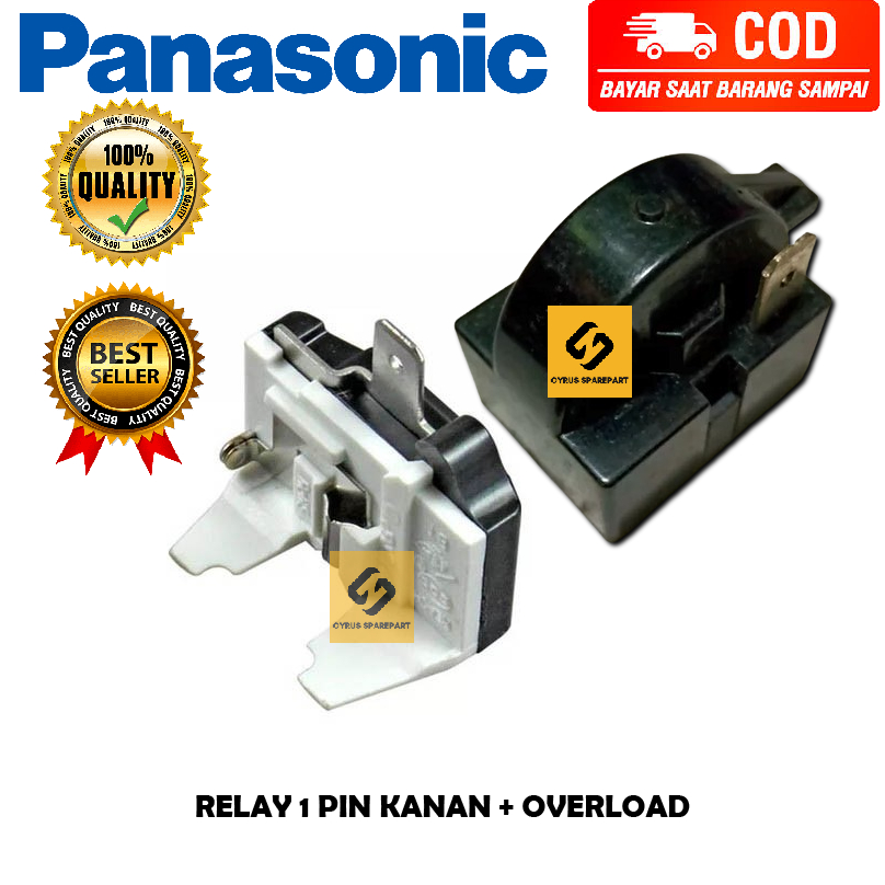 Relay Ptc Overload Kulkas PANASONIC 1 pintu