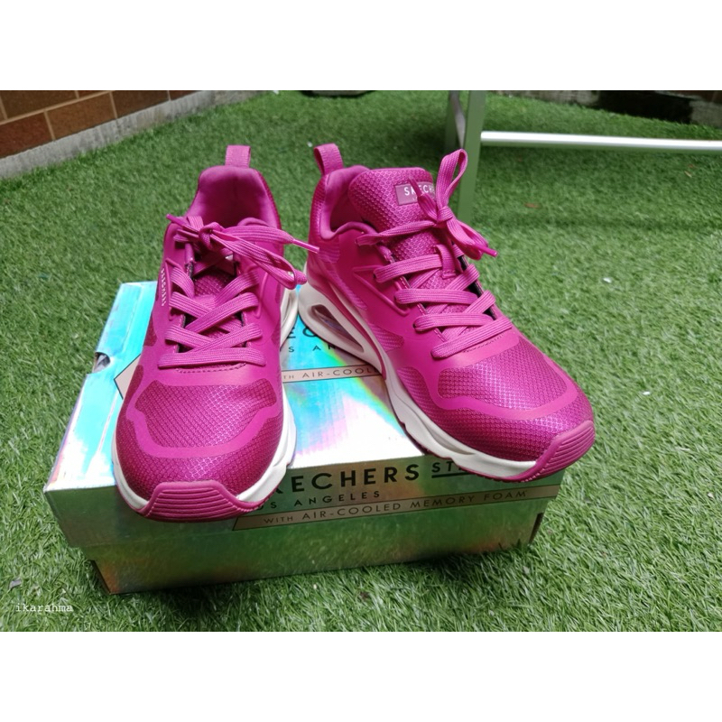 PL Sepatu Skechers Air Cooled Magenta 37