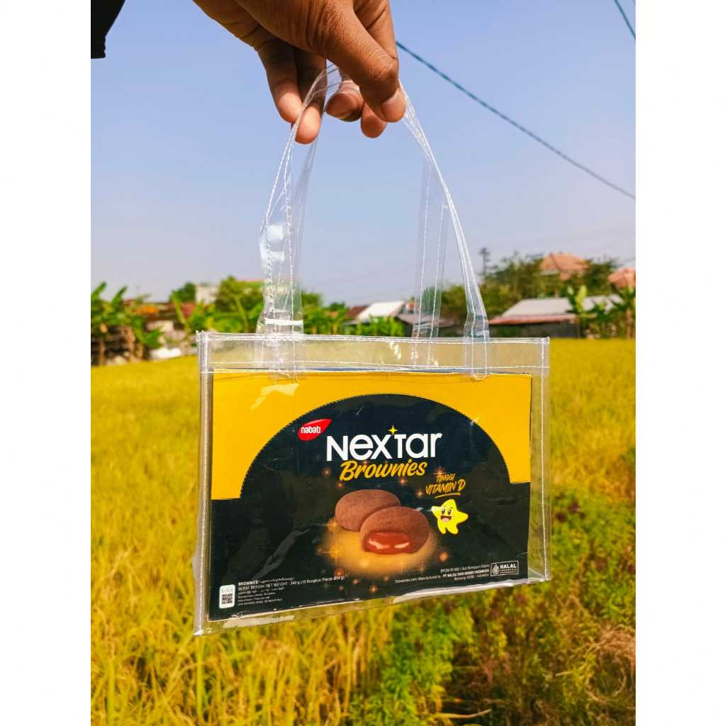 

[MIHUN] Tas Mika Transparan P20xL10xT15 Goodie Bag Souvenir Hampers Ulang Tahun