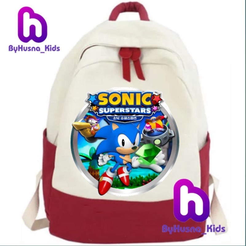TAS RANSEL ANAK SONIC THE HEDGEHOG SHIN SONIC TAPES SHADOW TAPES THE HEDGEHOG 3 SONIC ANAK TK/SD