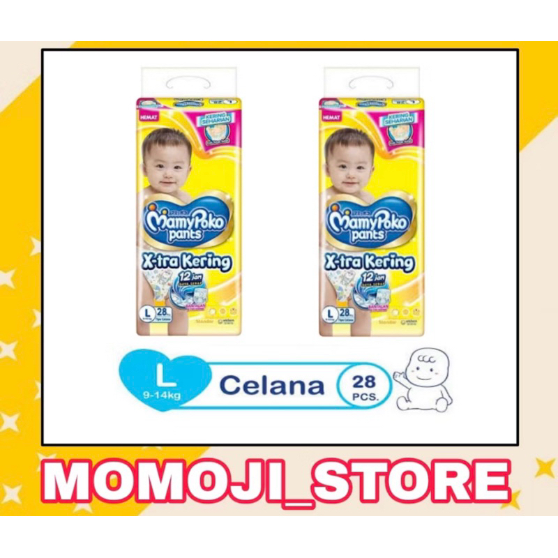 MAMYPOKO PANTS EXRA KERING NBS44 S38 M32 L28 XL26 / PAMPERS MAMYPOKO