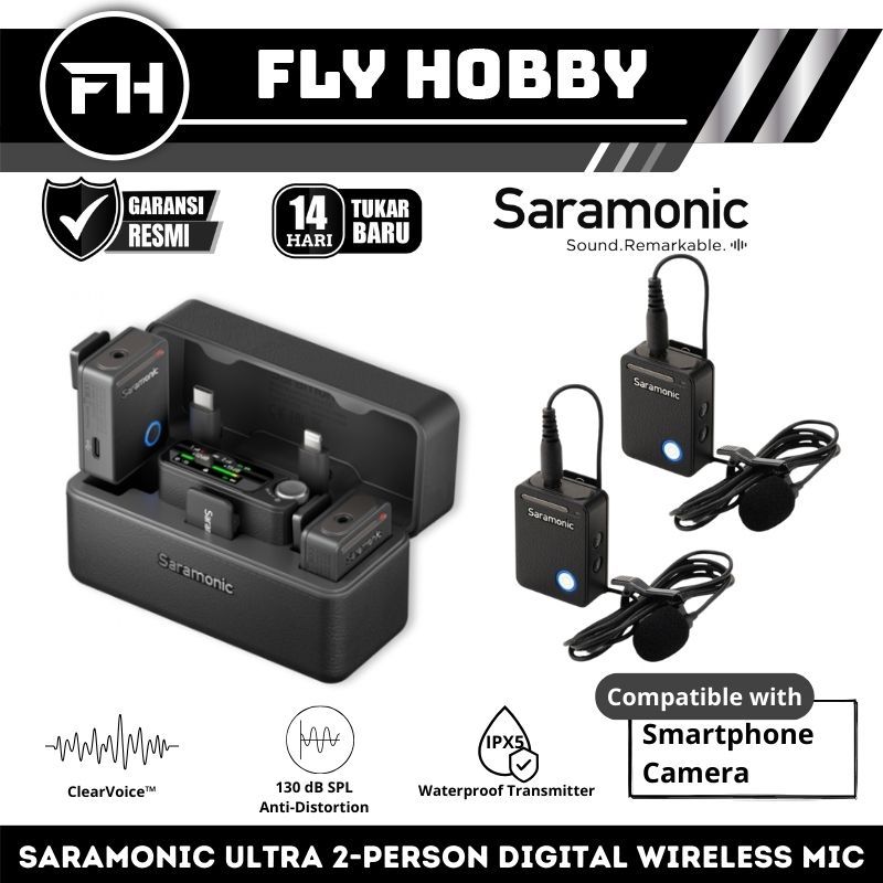 Saramonic Ultra 2-Person Digital Wireless Mic