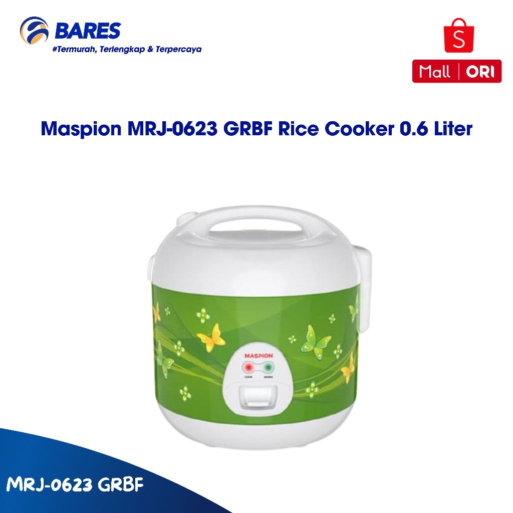 Maspion MRJ-0623 GRBF Rice Cooker 0.6 Liter