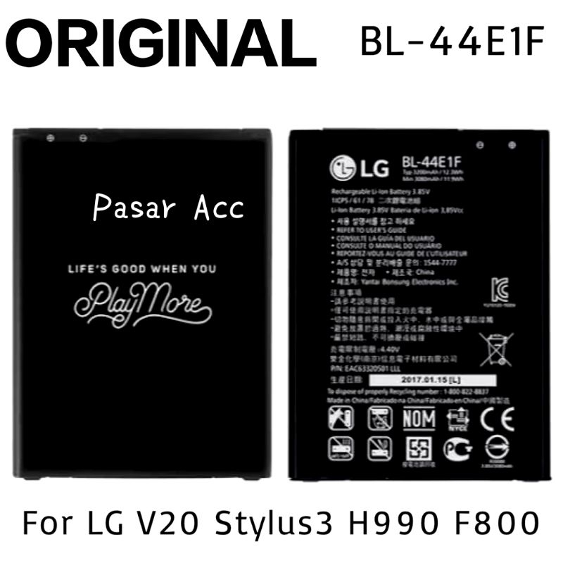Baterai LG V20 BL44E1F Stylus 3 F800 H990 VS995 US996 LS997 H910 H918 Original Battrey