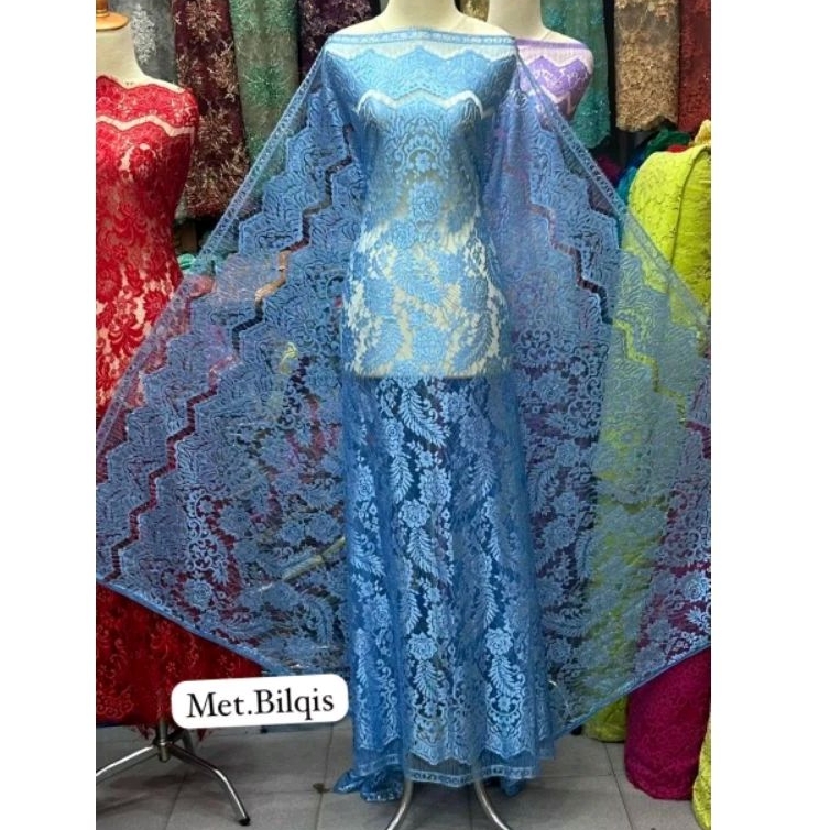 Semi Francis fatmawati glossy metalic kain kebaya 2.5 meter