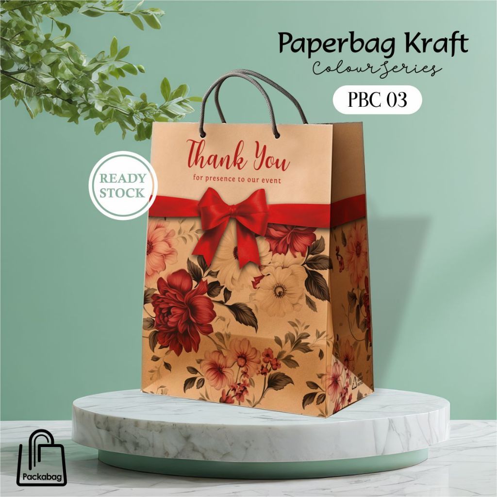 

PAPER BAG WARNA - PAPER BAG COLOUR TAS SOUVENIR PERNIKAHAN READY STOCK PBC 03