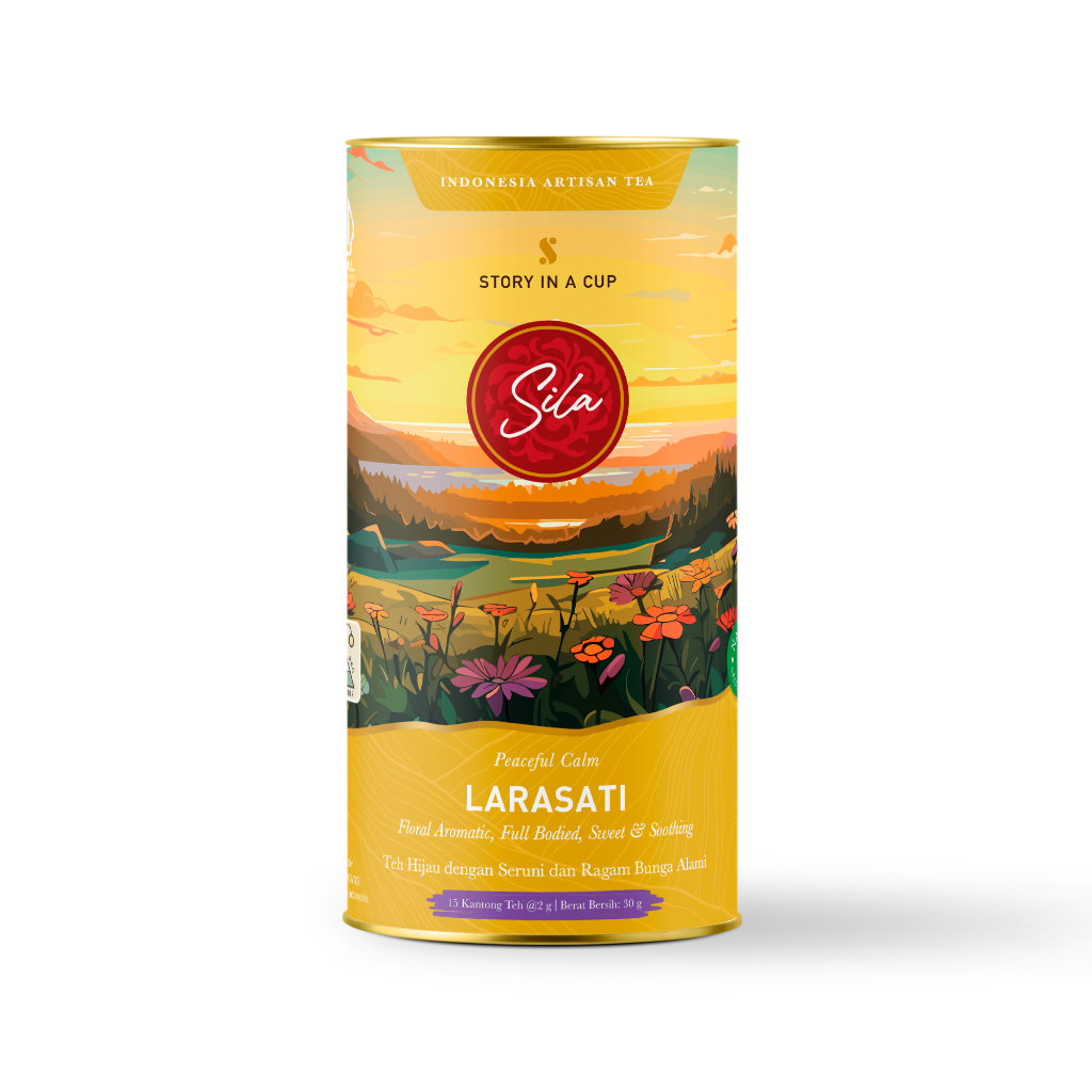 

Sila Artisan Tea | Larasati | Canister | Teh Premium | Green Tea