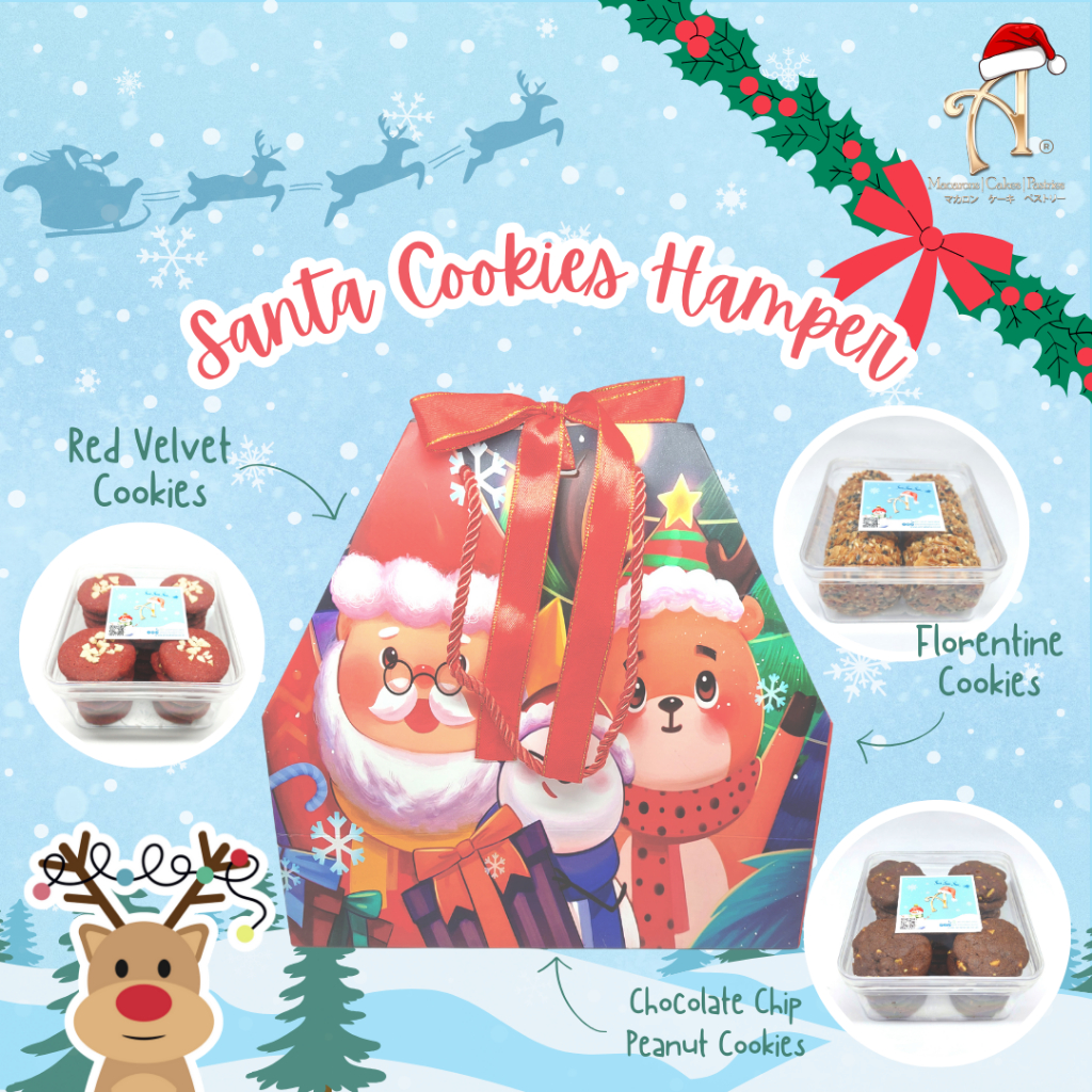 

Annabella Patisserie Ho ho ho! | Merry Christmas | Santa Cookies Hamper