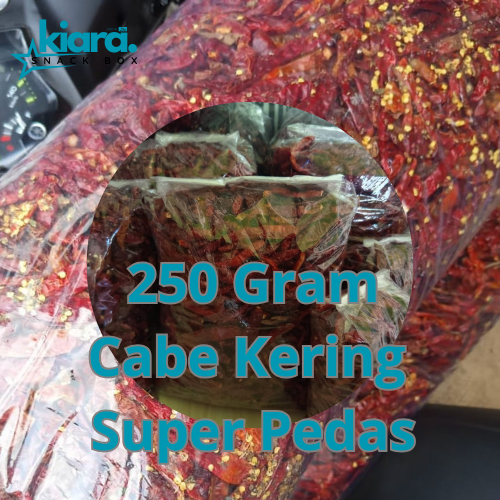 

250 Gram Cabe Merah Kriting Rawit Pedas Extra | Cabe Teja Murah | Cabe Pedas untuk Seblak dan Bumbu - Cabe Kering Yang Pedas Banget