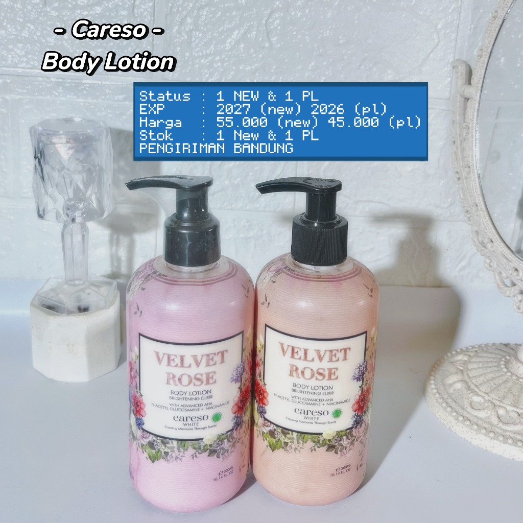 CARESO - Body Lotion - Velvet Rose 300ML