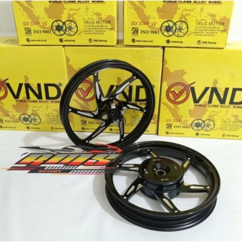 VELG VND SIX STAR V2 STYLO CBS / VELG RACING VND HONDA STYLO 160 CBS SIX STAR V2 UK 160*14 185*14