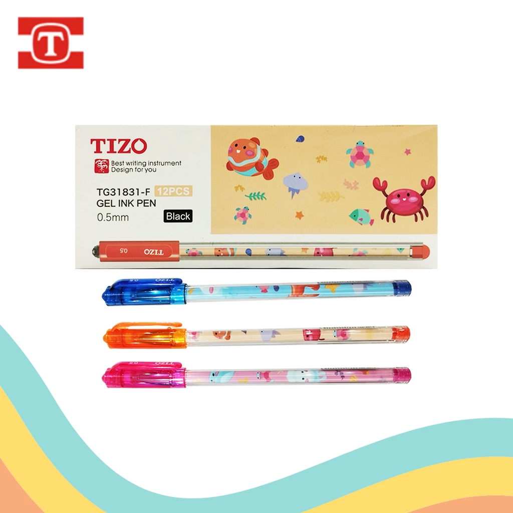 

GEL PEN TIZO 31831 FANCY (12 PCS)