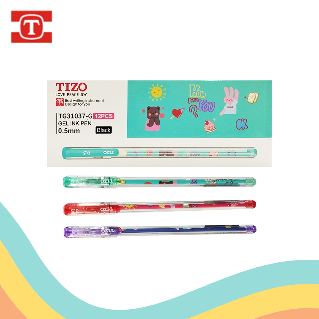 

GEL PEN TIZO TG-31037 (12 PCS)