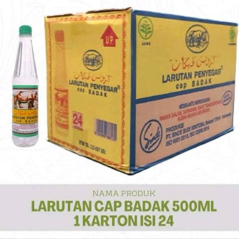 

LARUTAN BADAK BOTOL 500 ML - 1 Dus