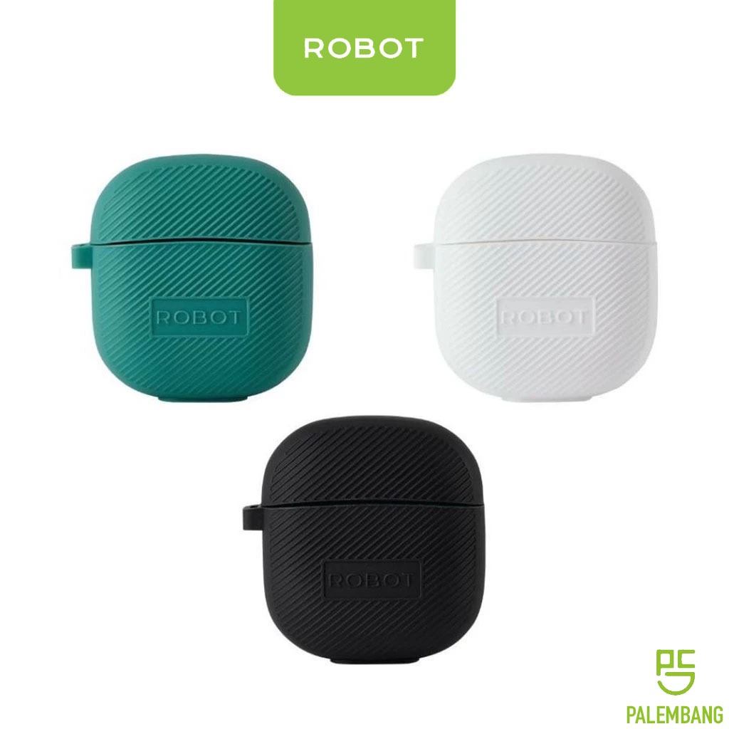 ROBOT Airbuds T60 Liquid Silicone Case Pelindung Case TWS Original Robot PC