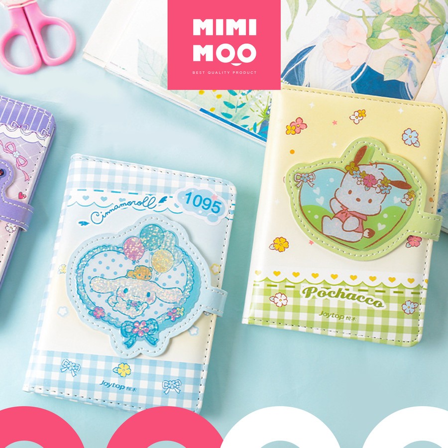 

MIMIMOO Mini Notebook Sanrio Cinnamoroll My Melody Kuromi Pochacco