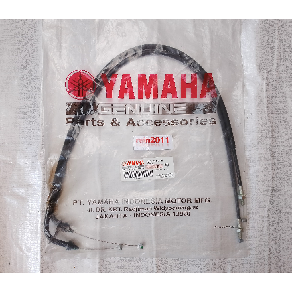 TALI KABEL GAS JUPITER Z1 ASLI ORI YAMAHA 1DY F6301 00