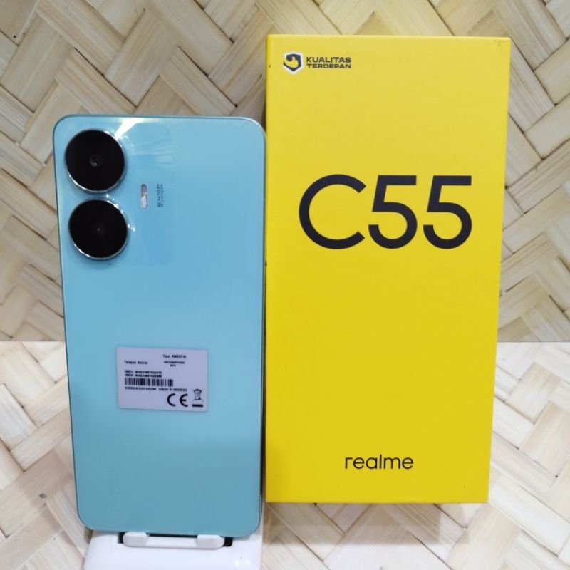 Realme C55 Ram 6/128GB Handphone Second Fullset Batangan Original Bergaransi