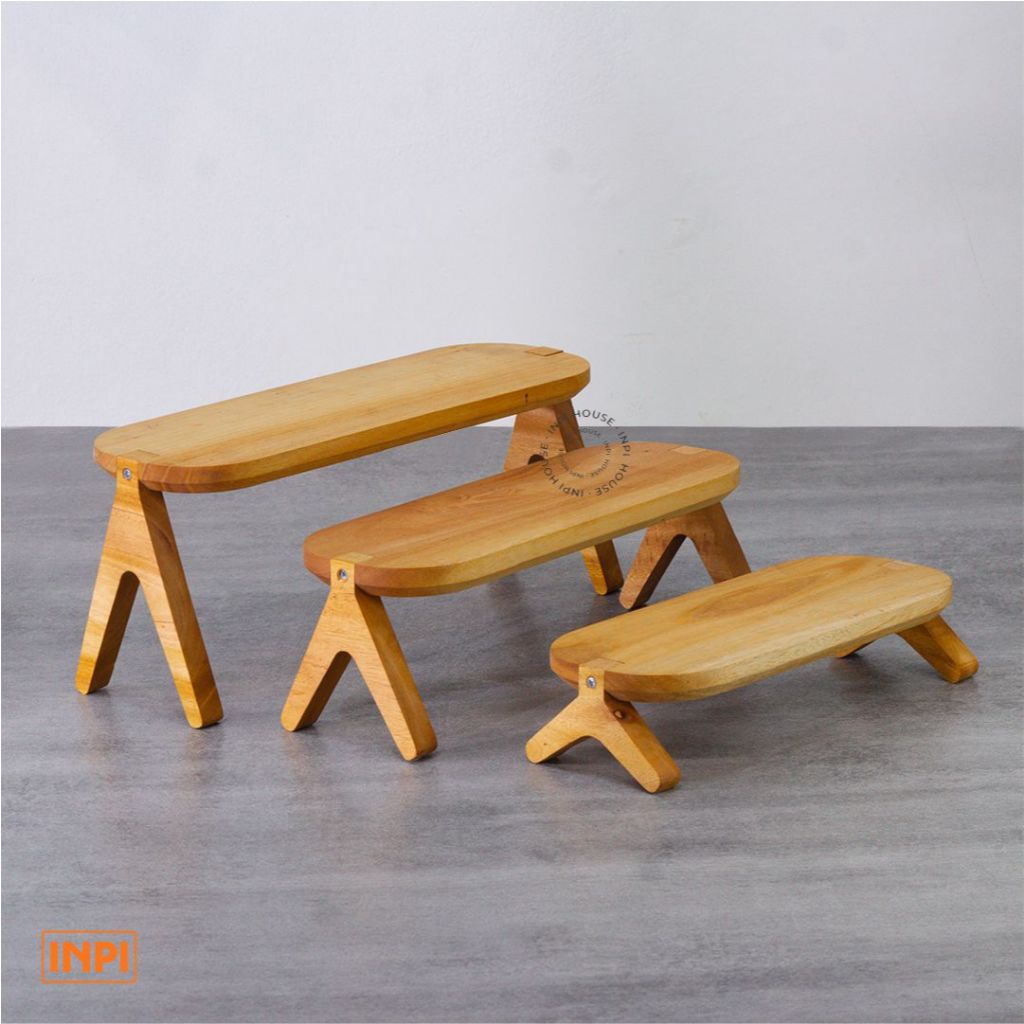 Alas Pajang Produk Rak Susun Tangga Kayu