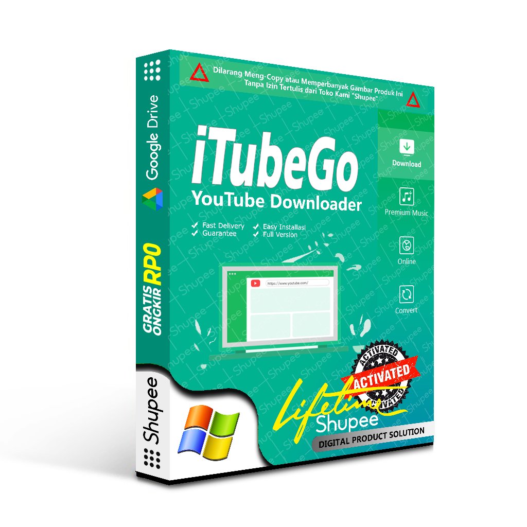 iTubeGo YouTube Downloader - Unduhan cepat dari YouTube
