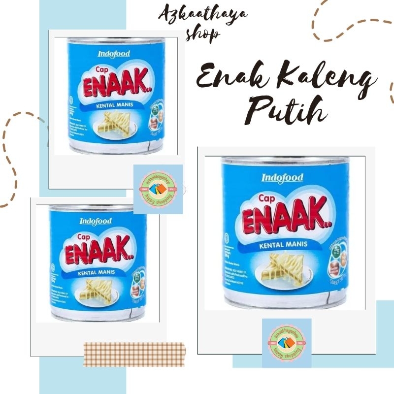 

ENAAK KALENG PUTIH SUSU KENTAL MANIS