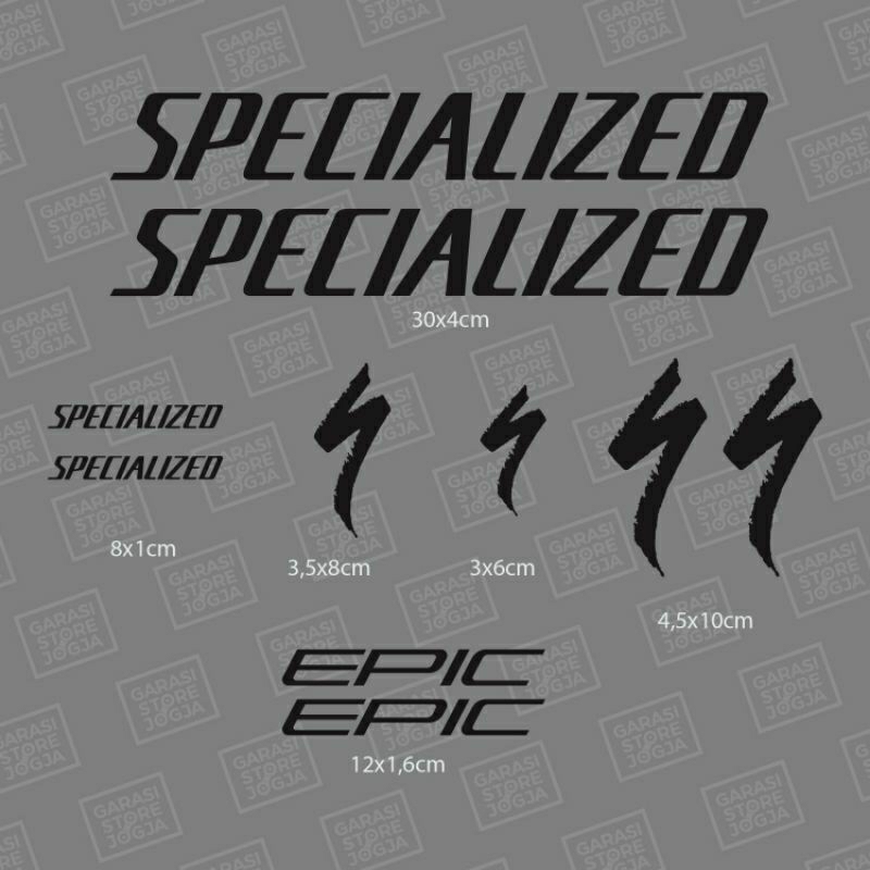 Decal Cutting Stiker Specialized Epic