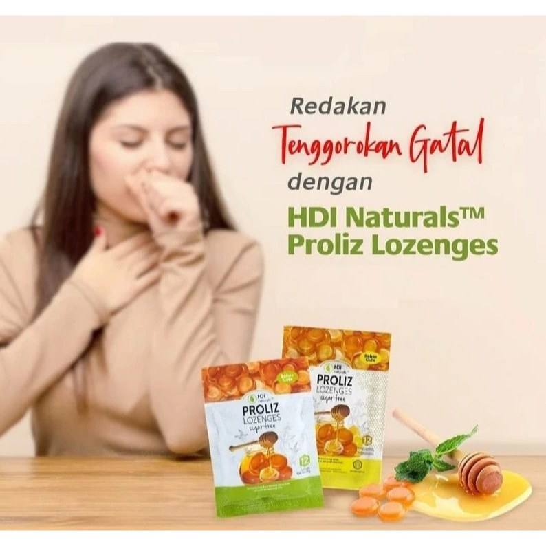 

PROLIZ LOZENGES ORIGINAL HONEY LEMON PERMEN TENGGOROKAN MELEGAKAN & MENYEGARKAN MULUT, MENGHILANGKAN sariawan & sakit tenggorokan, MENGATASI BAU MULUT, meredakan batuk, BEBAS GULA SUGAR FREE ANTI BAKTERI PERMEN MADU PROLIS PROLIZ LOZENGES
