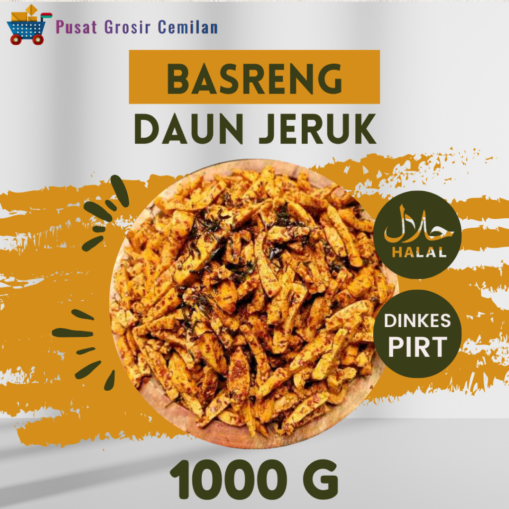 

Basreng Pedas Jeruk 1 Kg Basreng Daun Jeruk