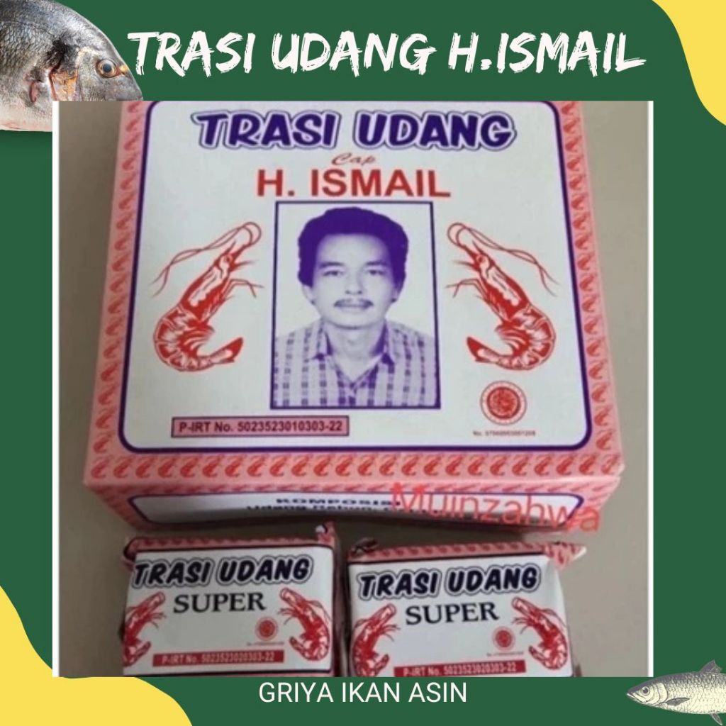 

TRASI UDANG H. ISMAIL/TRASI ISMAIL 1 BOX/TRASI 1 KG/TRASI UDANG/TRASI PREMIUM MURAH