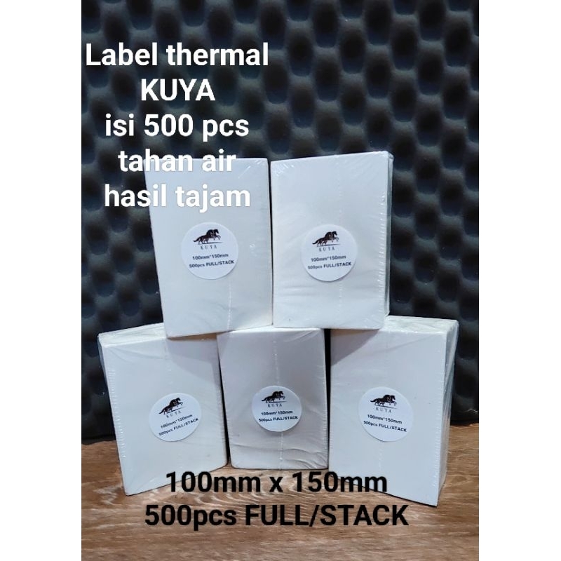 

kertas stiker thermal 10x15cm/ A6 /4x6 isi 500pcs kotak