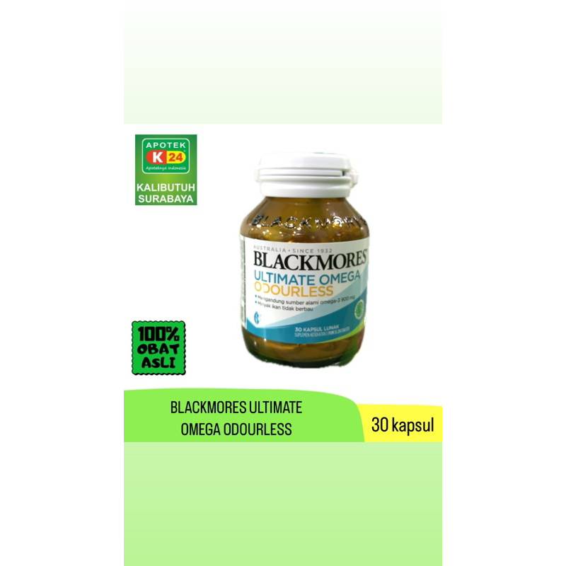 Blackmores Ultimate Omega Odourless 30 Tablet - Sumber Omega 3 Alami