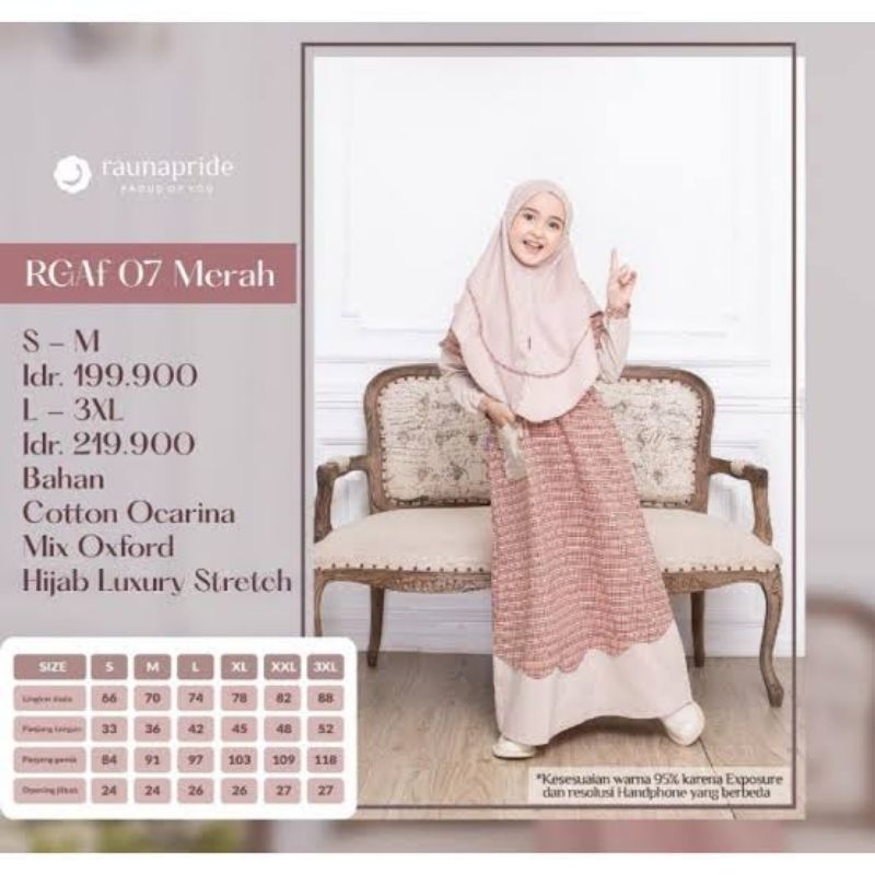 RAUNA GAMIS ANAK RGAF 07