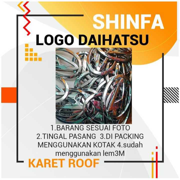 Emblem Lambang - Logo Belakang Daihatsu Gran Max