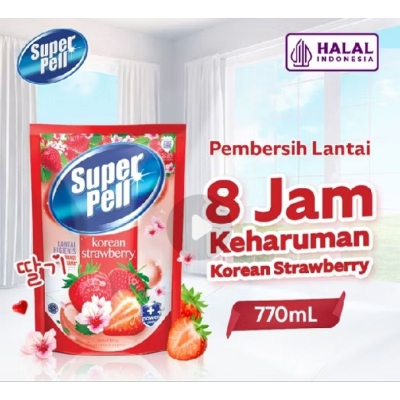 superpel super pel 770ml Korean strawberry